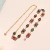 Cadena de Cintura Retro Accesible de Lujo Estilo Étnico para Mujer con Diseño Incrustado de Pedrería Cinturón Dorado Accesorios de Cadena para Falda Estilo Palacio