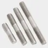 Acero Inoxidable 304 Varilla Roscada de Doble Extremo Perno Prisionero de Doble Cara Conector Roscado Pernos Largos 6M8M10M12
