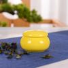 Mini tarro de té de cerámica polvo fragante bálsamo tarro sellado tamaño pequeño tarro de almacenamiento empaque de pastillas caja vacía logo imprimible