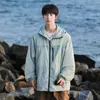 Ropa de Protección Solar Ligera y Fresca de Jack, Chaqueta para la Piel, Chaqueta Holgada con Capucha para Hombre y Mujer para Senderismo al Aire Libre, Moderna