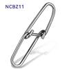 Acero Inoxidable Diamante Hebilla Doble Gancho Pin Conector Hebilla Doble Carretera Asiático Pin Suministros de Pesca Aparejos de Pesca Pequeños Accesorios