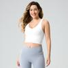 Top Regata de Yoga Transfronteiriço para Mulheres, Roupa Íntima Estilo Regata com Sensação de Pele Nua, Sutiã de Corrida, Top Fitness, Justo ao Corpo, Mais Vendido, Secagem Rápida