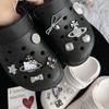Accesorios para zapatos con agujeros transfronterizos, joyería de metal vintage para bricolaje, zapato de estrella del cielo para bebé, flor, hebilla de perla decorativa desmontable