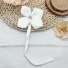 Cadena Larga Flor de Cuatro Hojas Pedrería Floral Textil para el Hogar Ropa Bolsa Sombrero Calcetín Parche de Tela Parche de Tela Decoración para Camiseta Pétalos