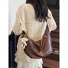 Bolso Casual de Gran Capacidad Tipo Dumpling para Mujer 2025 Nueva Moda Versátil Bolso de Hombro Casual Bolso Cruzado para Estudiante y Commuter
