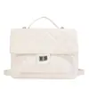 Mochila de moda de nicho acolchada de diamantes para mujer 2026 Otoño Nuevo Bolso cuadrado pequeño Bolso cruzado Alto nivel para el trabajo