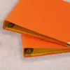 Pasta de couro com clipe para folhas soltas capa impressa Pasta de amostra com logotipo livro de informações pasta de arquivos fábrica