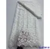 Encaje Liso Soluble en Agua Encaje para Mujer Transpirable Recorte Tejido Vestido Tela de Encaje Venta al por Mayor Encaje Francés