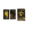 Baralho de Tarot Dourado Waite Carta de Tarot Tarot Impressão Colorida Carta de Tarot PVC Impermeável Jogo de Mesa de Tarot Toalha de Mesa