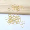 Anel Fechado Galvanizado Preserva-Cor O-Ring Anel de Conexão Acessórios para Joias DIY Colar Pulseira Material Anel Círculo Fivela de Acabamento