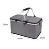 Cesta de Picnic Plegable Multifuncional para el Hogar, Doble Uso, Tela Impermeable, Bolsa de Almuerzo, Tela Oxford, Bolsa Térmica, Bolsa para Acampar al Aire Libre