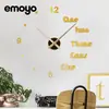Directo de fábrica Amazon explosiones creativo caliente sala de estar europeo decorativo acrílico diy creativo reloj de pared