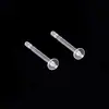 Acessórios para Brincos DIY Pinos de Orelha de Resina Transparente Cuidado com Furos na Orelha Hastes para Orelha Pequenos Piercings de Orelha Joias para Orelha Atacado