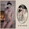 Noche Dorada Lencería Sexy Libre de Pasión Cama Ataque Rápido Coqueteo Tentación Pecho Pequeño Tirante Sexy Vestido de Noche qqny Femenino