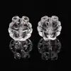 Cristal blanco de cristal natural zorro de nueve colas accesorios accesorios cuentas sueltas pulsera DIY collar cuentas suministro al por mayor
