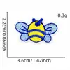 Etiqueta Bordada Especial Desenho Animado Roupas Infantis Adesivos de Tecido Fofo Decorativos Estilo Fixo Abelha Coelho Morango Pacote com 50 60
