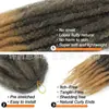 Pelucas Europeas y Americanas Transfronterizas Rastas de Oruga Grande Rasgadas a Mano Extensiones de Cabello Trenzas Marley Cabello de Fibra Química Cabello para Crochet