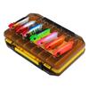Cebo Artificial Medio Palo Señuelo de Hundimiento Lento Crankbait de Recuperación Lenta para Lucio, Lucioperca y Black Bass Señuelo Minnow Multisección