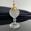 Venta Directa de Fábrica Quemador de Incienso de Cristal Árabe de Oriente Medio Decoración Navideña Hogar Quemador de Aromaterapia de Vidrio