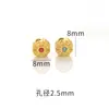 Accesorios dorados antiguos nepalíes para manualidades, accesorios de oro para jugar con texto, pulsera de cuentas ojo de libélula, pulsera de cuentas hechas a mano