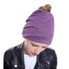 Chapéu de rabo de cavalo feminino estilo de rua solto chapéu de malha esportiva chapéu casual chapéu multifuncional cachecol faixa de cabelo