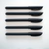 Carcasa de pluma vacía de gel negro esmerilado accesorios para sujetar el bolígrafo con orificio interior de 2.5 orificio interior de 2.8 orificio interior de 2.0 recambio