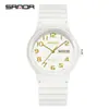 SANDA Reloj Más Vendido para Hombres y Mujeres Moda Estilo Pequeño Fresco Reloj Infantil Estudiante Examen Impermeable Deportivo Reloj de Cuarzo