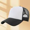 Gorra de Malla tipo Trucker para Combinación de Colores Transfronteriza, Malla Esponjosa, Logo Personalizado, Visera Solar de Verano para Exteriores, Impresión de Gorra de Béisbol