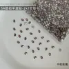 2*3 strass de circonita ovalada para decoración de uñas, strass blancos de moda y deslumbrantes, de fondo plano y forma irregular, accesorios de circonita para uñas ponibles