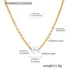 Rueda de la fortuna nuevo collar de clavícula de cinco perlas para mujer, lujo ligero, diseño de nicho, temperamento, cadena de clavícula exquisita, venta al por mayor