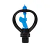 Aspersor de Turbina Alta de Médio Alcance Borboleta de 4 Pontos Aspersor Rotativo Automático de 360 Graus Irrigação de Gramado Agricultura Pomar
