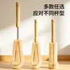 Cepillo para tazas con mango de madera, adecuado para limpiar tazas, biberones y botellas de agua; sin rincones muertos; para uso doméstico y de cocina; también apto para limpiar máquinas de leche de soja y otros recipientes