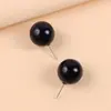 Pendientes de Frijol Simples Transfronterizos Europeos y Americanos Pendientes Redondos de Acrílico Color Caramelo Pendientes para el Viaje Diario Pendientes para Mujer