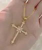 Colar Estrela Cruz Vento Frio Doce Legal Zircônia Textura Alta Brilho