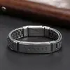 Nuevo Pulsera Tejida Hecha a Mano para Hombre de Yuhong, Cadena con Seis Caracteres Antiguos Retro, Pulsera No Giratoria Venta Directa de Fábrica