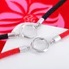 Pulseras de Pareja Estilo Coreano 2026 Modelo Nuevo Pulseras de Pareja de Destino Tridimensionales Pulseras de Pareja Geométricas con Zirconia Venta al por Mayor