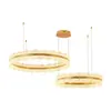 Lustre de sala de estar estilo italiano de luxo leve EYPHI/Yifei, modelo de designer de Zhongshan, lustre de escada de alta qualidade e elegante
