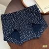 Pantaletas Antibacterianas 10A Nuevo Estilo Floral de Lunares Fresco con Refuerzo Extendido de Algodón Puro, Boxer Cómodo de Cintura Media para Niña
