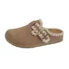 Zapatos Birkenstock 2025 de Encaje Versátiles de Moda para Primavera y Otoño, de Suela Gruesa y Suave, que Aumentan la Altura, Chanclas Casuales para Uso Diario, Adelgazantes, para Exteriores