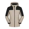 Nueva chaqueta fina de primavera y otoño, de moda, cálida, transpirable, impermeable, ropa de viaje para exteriores con logotipo impreso