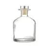 Botella de Aromaterapia de Vidrio Botella Vacía Sin Fuego Ratán Fragancia para Dormitorio Muebles para el Hogar con Tapa Transparente Simple Difusor de Botella para Coche