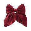 Europeo y Americano Color Sólido Nuevo Satén Brillante Lazo Horquilla para el Cabello para Niños JK Estilo Universitario Lolita Accesorios para el Cabello para Niña 4212