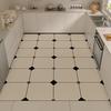 Tapete Especial para Piso de Cozinha Tapete de Piso de Lama Diatomácea Resistente a Manchas Antiderrapante Absorvente de Água Secagem Rápida Tapete de Sala de Estar Tapete de Piso de Área Grande