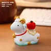 Regalo de Año Nuevo Año de la Oveja Linda Figura de Oveja Pequeña Mascota para Coche Decoración de Escritorio Pequeño Regalo para Reunión Anual