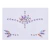 Pegatinas de Diamantes para Cara que Brillan en la Oscuridad Pegatinas Luminosas de Pedrería Transfronterizas Pegatinas de Diamantes de Agua Brillantes Pegatinas de Diamantes para Frente Cara Fiesta de Baile de Halloween