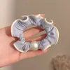 Goma para el pelo simple de satén estilo coreano para mujer, sujetador antideslizante para coleta alta, cuerda de pelo colorida, accesorio para el pelo elástico
