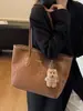 Bolsas Femininas Transfronteiriças 2026 Inverno Nova Vintage Grande Capacidade Bolsa Tote Moda Casual Versátil Tendência Bolsa de Ombro