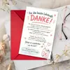 Set de Sobres para Tarjetas de Agradecimiento del Día del Maestro, Tarjeta de Agradecimiento para Maestro de Temporada de Graduación, Estilo Dibujado a Mano Sincero, Tarjeta de Regalo de Estudiante para Maestro
