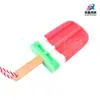 Cepillo de Esponja Compuesta de Tres Colores para Tazas de Venta Directa, Cepillo de Esponja con Forma de Helado Colorido, Cepillo de Esponja para Tazas de Uso Doméstico