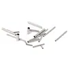 Tubos Rectos de Acero Inoxidable en Stock, Tubos Huecos, Tubos Cilíndricos, Tubos Rectos Lisos, Tubos con Perlas, Accesorios para Joyería DIY